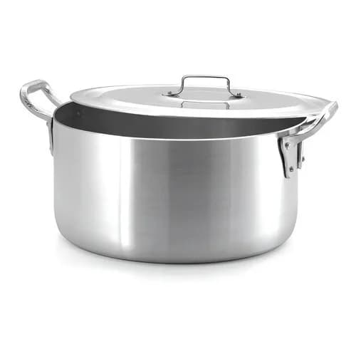 Cacerola Hotelera Oliveira 14,5 L Aluminio Con Asas