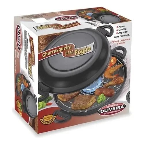 Sartén Para Barbacoa Oliveira Antiadherente Aluminio 30 Cm — imagen 6 de 6