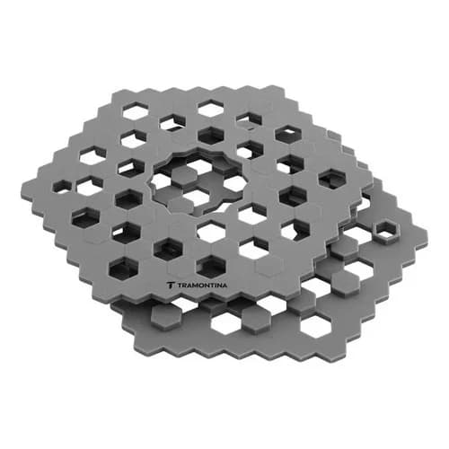 Apoya Ollas Hexagonal De Silicona Tramontina 18 Cm 2 Unidades — imagen 1 de 3