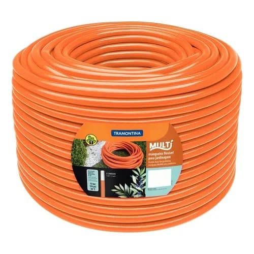 Manguera de PVC reforzada para jardín Tramontina Multi 50 m 3/4 pulgada