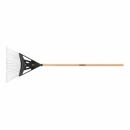 Rastrillo mixto para césped con mango de madera Tramontina 22 dientes 120 cm