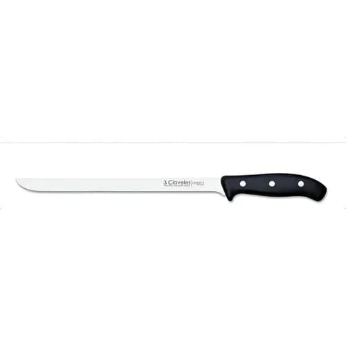 Cuchillo Jamonero 3 Claveles 25 Cm Acero Inoxidable — imagen 1 de 7