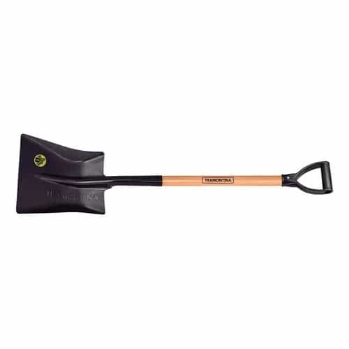 Pala cuadrada Tramontina 417/20 con mango de madera 71 cm