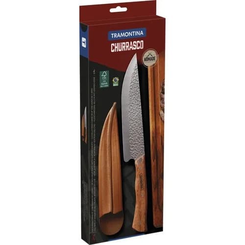 Cuchillo Para Carne Tramontina Nómade 8 Inox Con Vaina — imagen 4 de 4