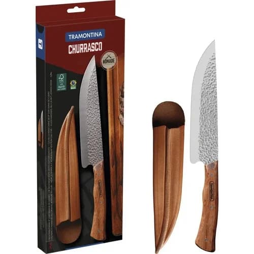 Cuchillo Para Carne Tramontina Nómade 8 Inox Con Vaina — imagen 3 de 4