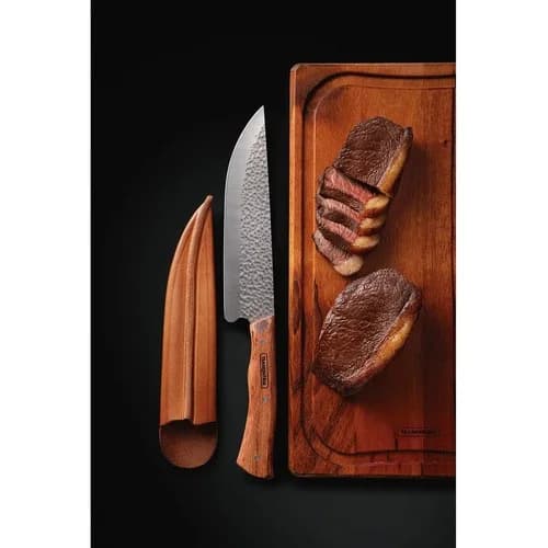 Cuchillo Para Carne Tramontina Nómade 8 Inox Con Vaina — imagen 2 de 4
