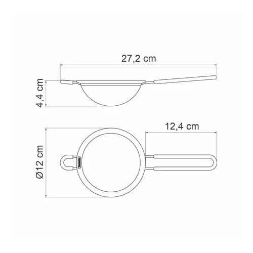 Tamiz Tramontina Softta Acero Inoxidable 12 Cm — imagen 3 de 5