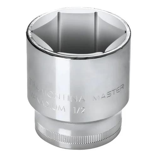 Tubo hexagonal de acero cromo vanadio Tramontina Master 12 mm encastre 1/2 pulgada — imagen 1 de 1