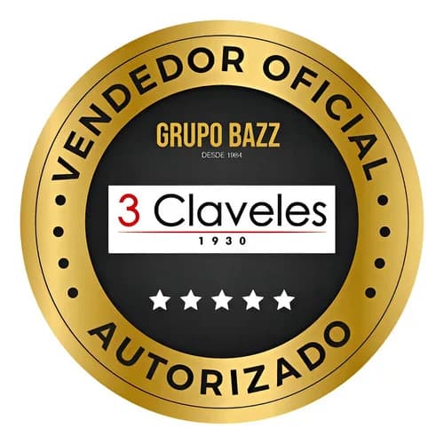 Chaira Estriada 3 Claveles Acero 30 Cm — imagen 2 de 4