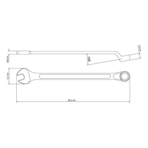 Llave combinada Tramontina Master 23 mm — imagen 2 de 3