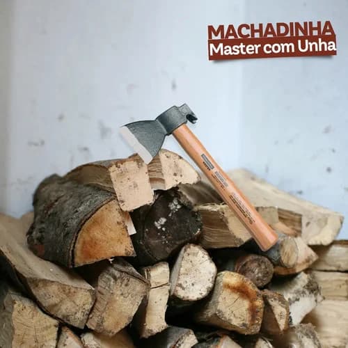 Hacha de mano con uña Tramontina Master 450 g con mango de madera — imagen 3 de 9