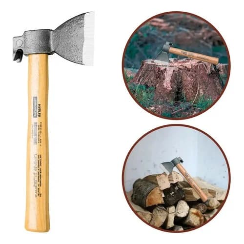 Hacha de mano con uña Tramontina Master 450 g con mango de madera — imagen 2 de 9