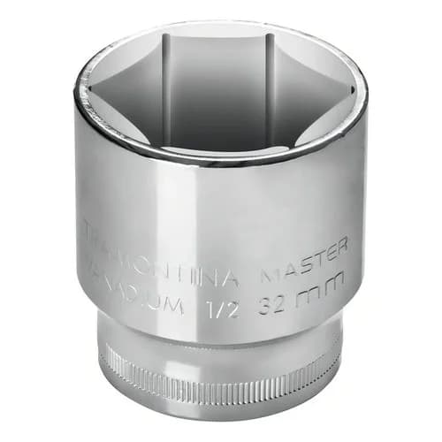 Tubo hexagonal de acero cromo vanadio Tramontina Master 19 mm encastre 1/2 pulgada — imagen 1 de 2