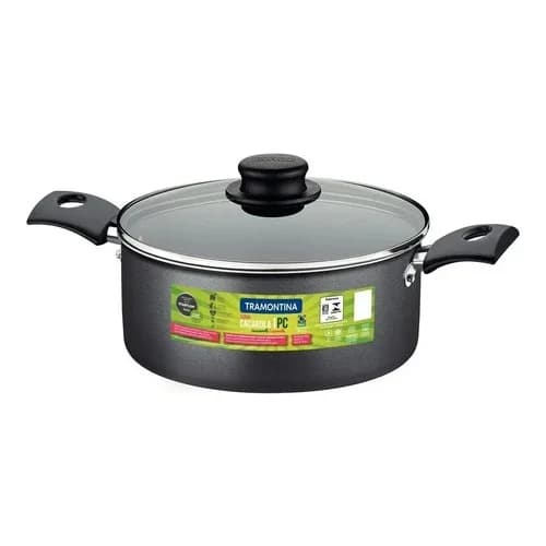Cacerola Antiadherente Tramontina Turin 20 Cm Con Tapa — imagen 1 de 8