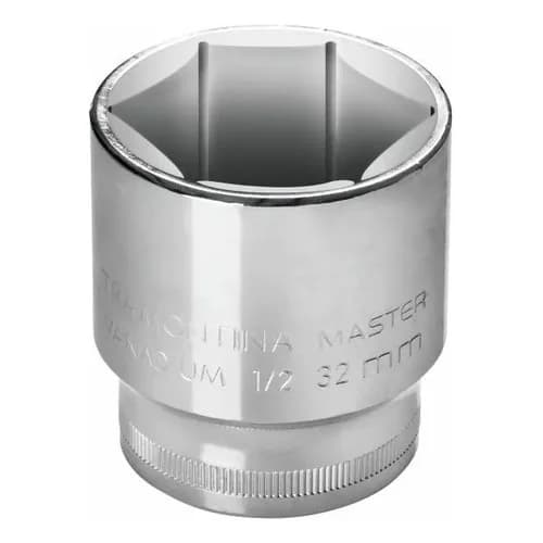 Tubo hexagonal de acero cromo vanadio Tramontina Master 13 mm encastre 1/2 pulgada — imagen 1 de 1