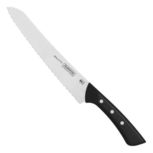 Cuchillo Para Pan Tramontina Solutta Acero Inoxidable 8 Pulgadas — imagen 2 de 3