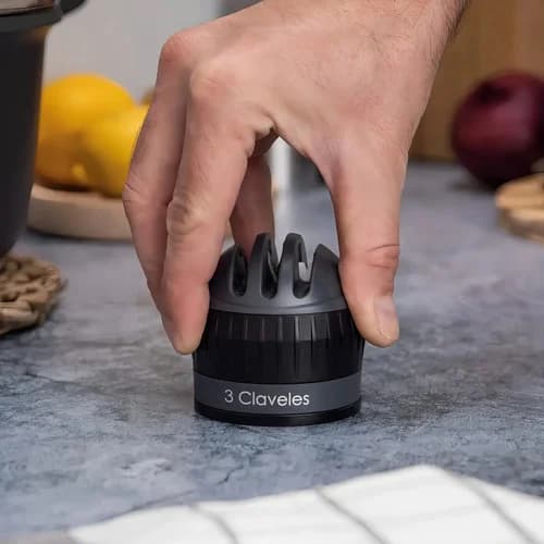 Afilador De Cuchillos 3 Claveles Con Ventosa — imagen 7 de 9