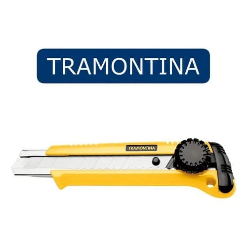 Cutter profesional con traba Tramontina Master 6 pulgadas y dos hojas de repuesto — imagen 6 de 6