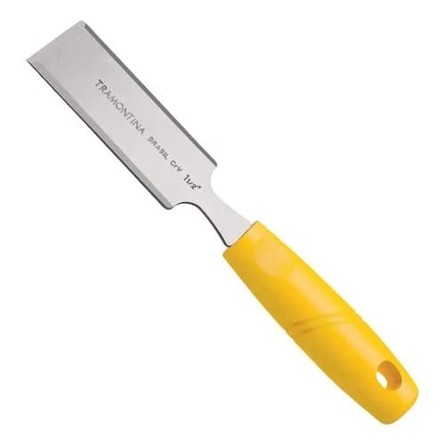 Formón biselado de acero cromo vanadio Tramontina Master 7/8 pulgada con mango de polipropileno — imagen 1 de 3