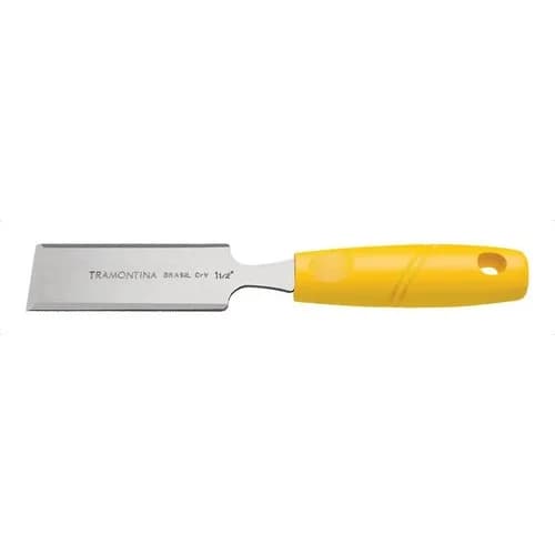 Formón biselado de acero cromo vanadio Tramontina Master 7/8 pulgada con mango de polipropileno — imagen 3 de 3