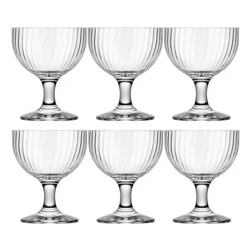 Juego De Copas Para Postre Nadir Fiore Vidrio 285 Ml X6 — imagen 1 de 4