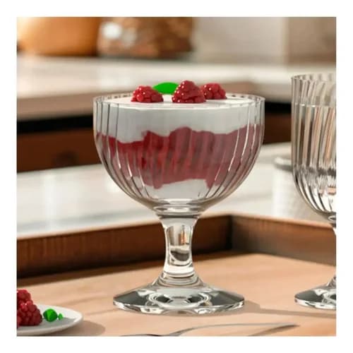 Juego De Copas Para Postre Nadir Fiore Vidrio 285 Ml X6 — imagen 3 de 4