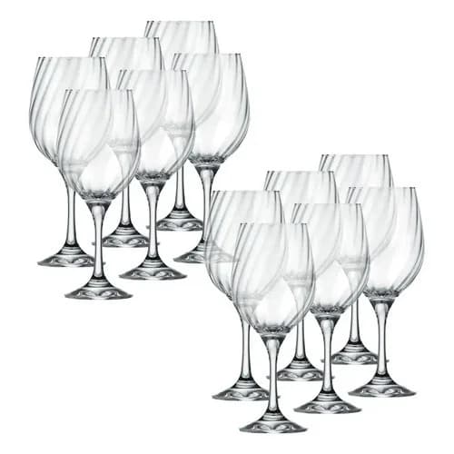 Copas De Agua Nadir Ravena Vidrio 500 Ml X12 — imagen 1 de 3