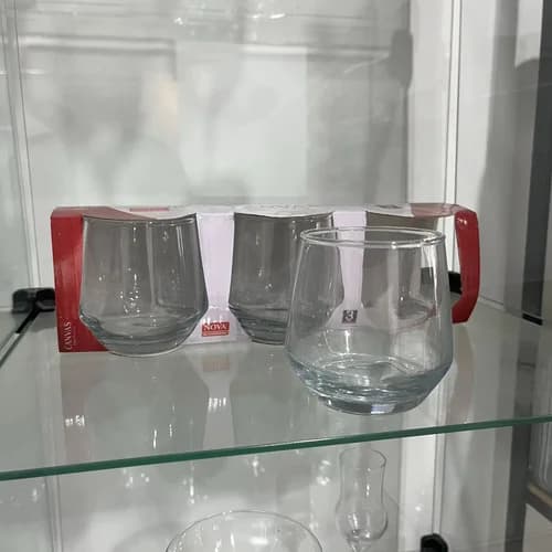 Vaso De Vidrio Línea Canva 365 Ml X3 Unidades — imagen 3 de 3