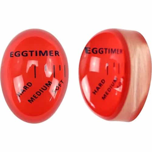 Temporizador Para Hervir Huevos Sin Baterías Rojo