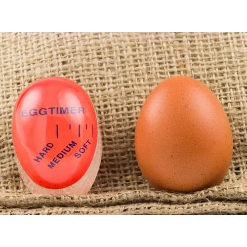 Temporizador Para Hervir Huevos Sin Baterías Rojo — imagen 3 de 4
