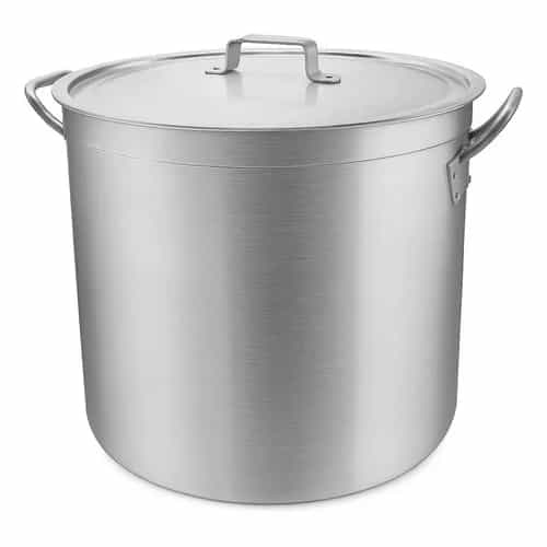 Olla De Aluminio Profesional Ramos 21 L Ø30 Cm Con Tapa