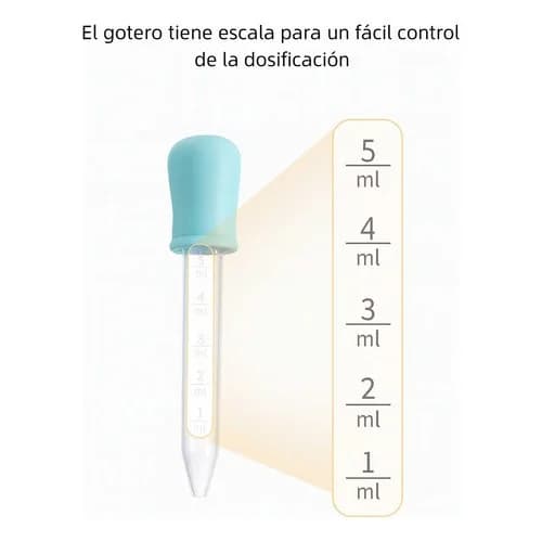 Dosificador De Medicamentos Bebé Gotero 5 Ml Libre De BPA — imagen 4 de 4