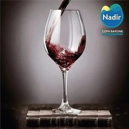 Juego 12 Copas Vino Tinto Barone Nadir 385 Ml — imagen 7 de 9