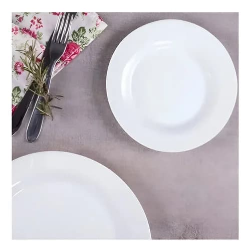 Juego 12 Platos De Postre Menu Duralex Nadir 19 Cm — imagen 6 de 7