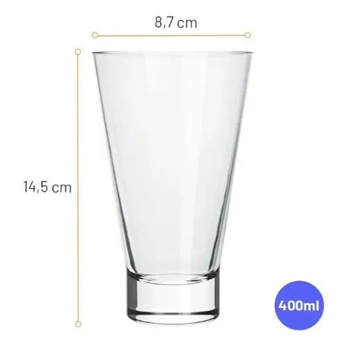 Juego 12 Vasos Long Drink Ilhabela Nadir 400 Ml — imagen 1 de 4
