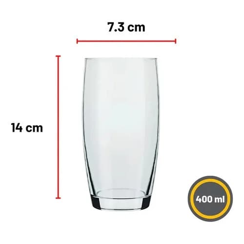 Set 6 Vasos Oca Nadir 400 Ml — imagen 4 de 4