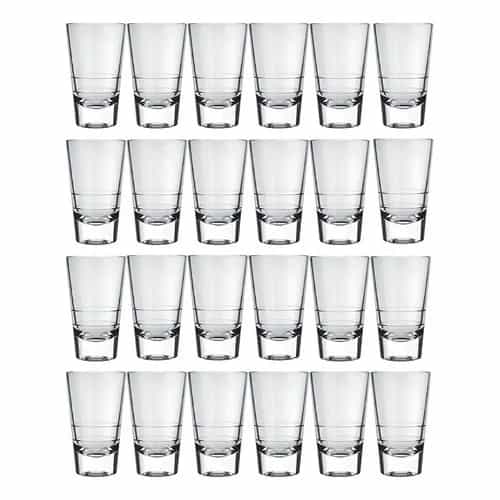 Set 24 Vasos Shot Caninha Nadir 100 Ml