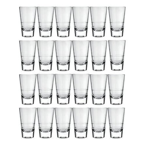 Set 24 Vasos Shot Caninha Nadir 100 Ml — imagen 1 de 7