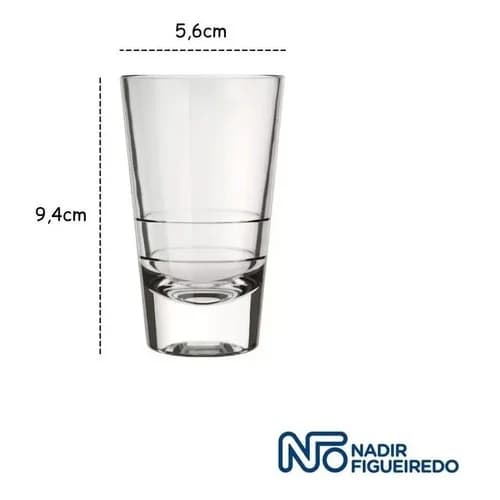 Set 24 Vasos Shot Caninha Nadir 100 Ml — imagen 3 de 7
