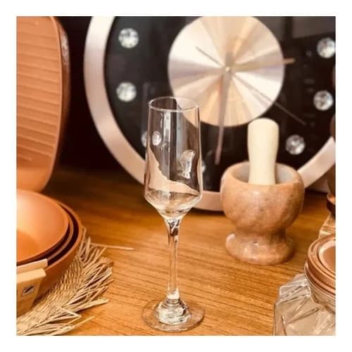 Copa Champagne Nadir Brunello Vidrio 225 Ml Set X12 — imagen 5 de 6