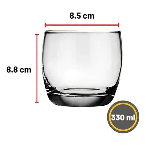 Vaso Whisky Nadir Oca Vidrio 330 Ml Set X12 — imagen 9 de 11