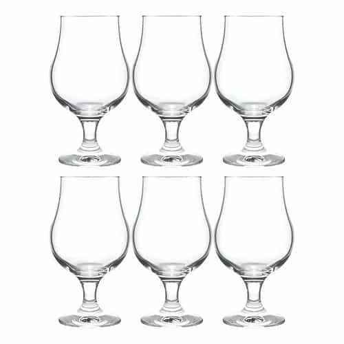 Vasos De Cerveza Nadir Dublin Vidrio 400 Ml Set X6