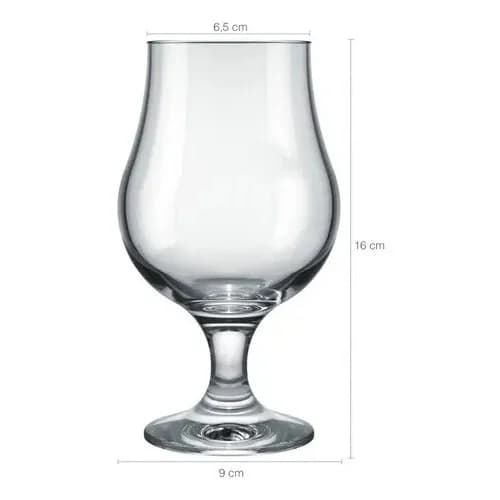 Vasos De Cerveza Nadir Dublin Vidrio 400 Ml Set X6 — imagen 2 de 12