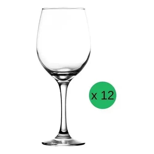 Copa Copón Vino Nadir Barone Vidrio 490 Ml Set X12
