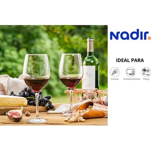 Copa Copón Vino Nadir Barone Vidrio 490 Ml Set X12 — imagen 7 de 10