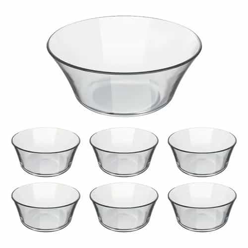 Juego De Postres Duralex Astral Vidrio Templado 7 Piezas