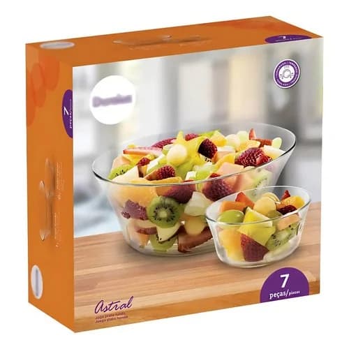 Juego De Postres Duralex Astral Vidrio Templado 7 Piezas — imagen 2 de 9