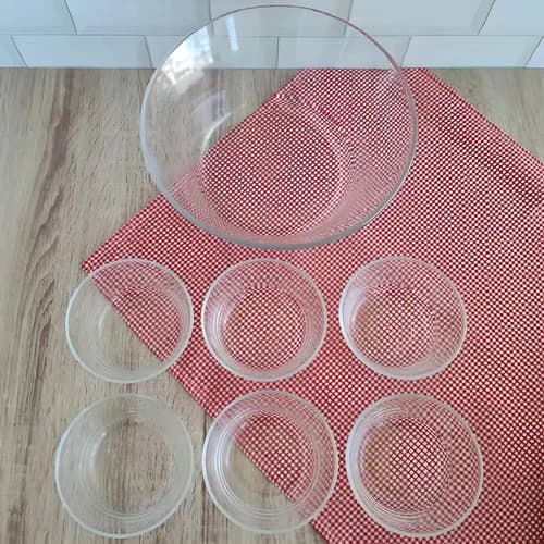 Juego De Postres Duralex Astral Vidrio Templado 7 Piezas — imagen 5 de 9