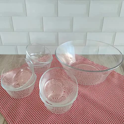 Juego De Postres Duralex Astral Vidrio Templado 7 Piezas — imagen 9 de 9