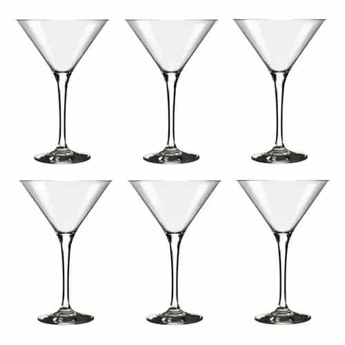 Copas Martini Nadir Windsor Vidrio 250 Ml Set X6